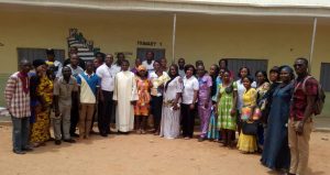 After Training Pictures with staff and management of Sacred Heart School