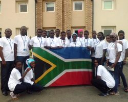 Participants who attended a leadership training at BAYETE Camp, South Africa