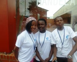 Participants at Mandela House in South Africa