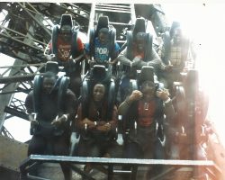 Participants catching fun at Gold Reeve City, South Africa